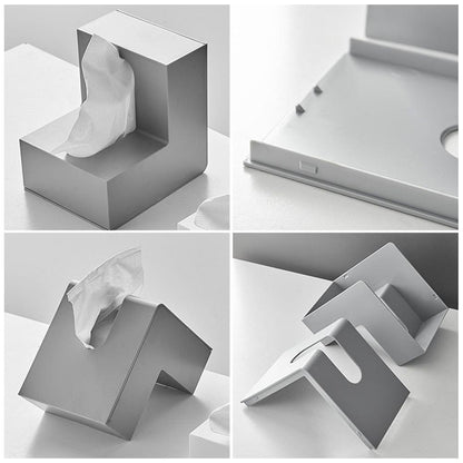 Moderner geometrischer dekorativer Taschentuchboxbezug