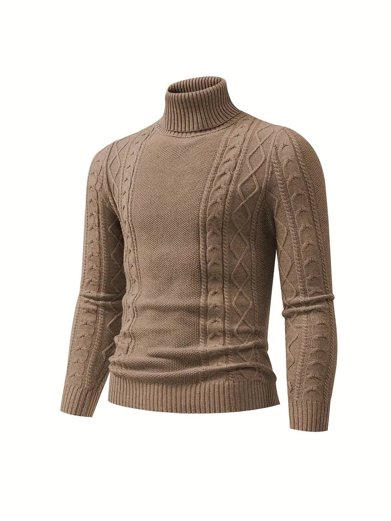 ClassicTurtl™ | Men's solid-colored turtleneck sweater