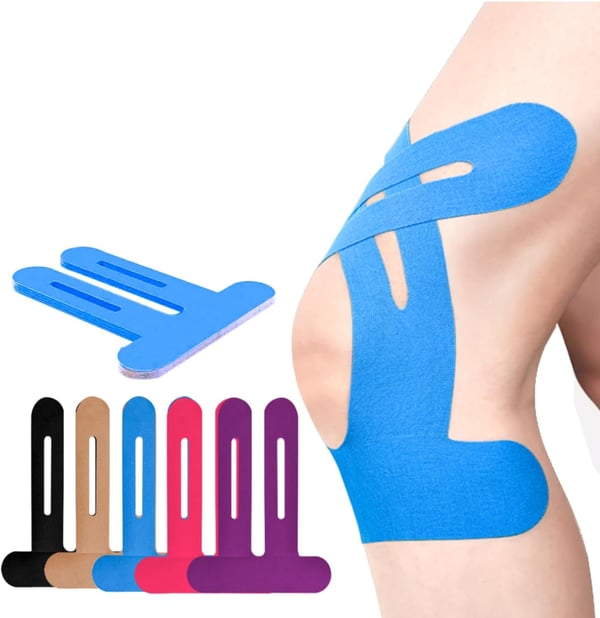 FlexiKnee™ - Vorgefertigte Kinesiologie-Streifen zur Schmerzlinderung und Bewegungsförderung