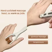 Akupressur-Fingermassagegerät – Handschmerz-Entlastungswerkzeug mit Bian-Stein
