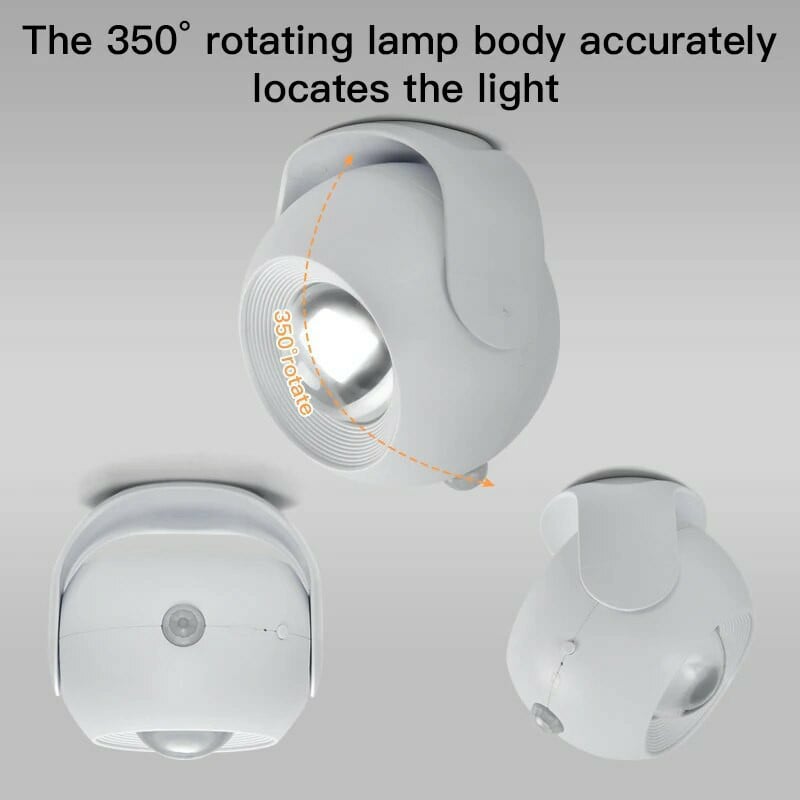 LumaGlow™ - LED Wiederaufladbare Innenwandlampe
