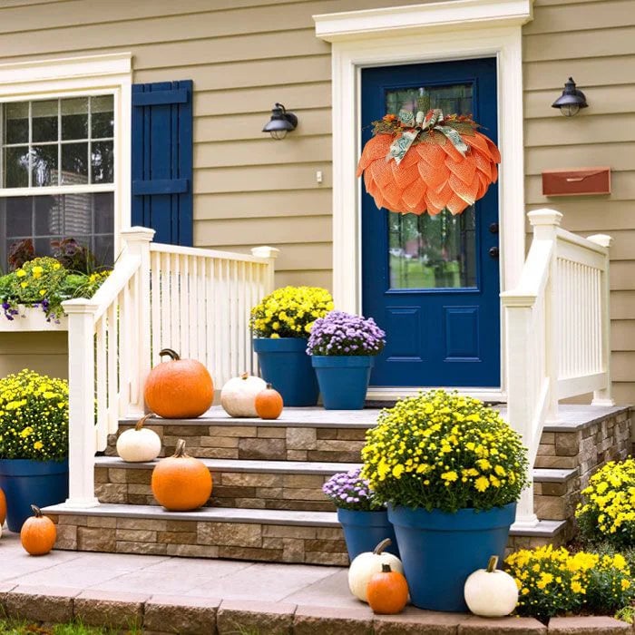Wayfair™ | Pumpkin Front Door Wreath 