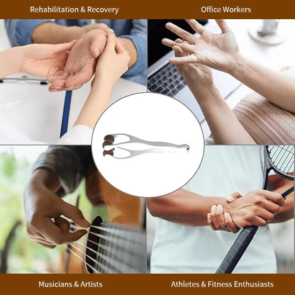 Akupressur-Fingermassagegerät – Handschmerz-Entlastungswerkzeug mit Bian-Stein