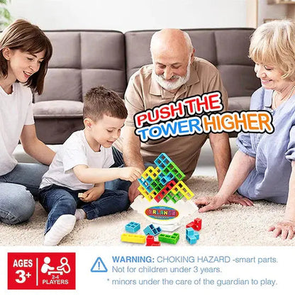 PlayNest™ - Schaukel Stapel Balancier Turm Spielzeug