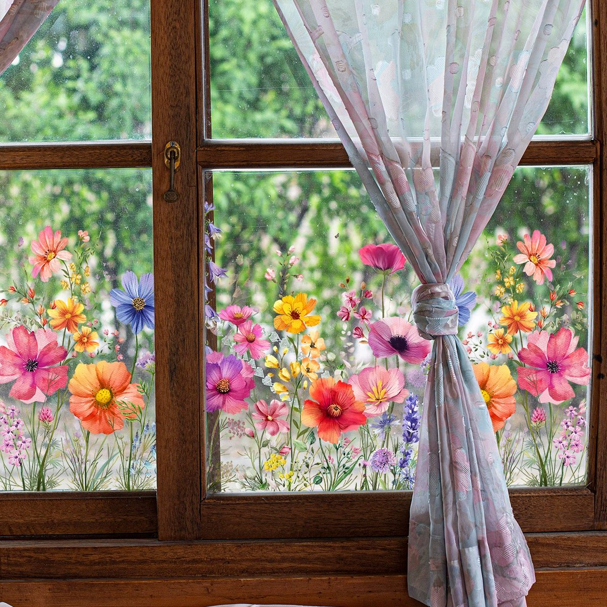 Petaluxe™ | Colorful flower stickers for your window!