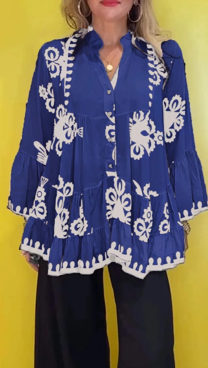 Lunavera™ | Boho Ruffle Top 