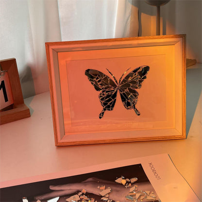DIY™ | Butterfly Broken Mirror Photo Frame 