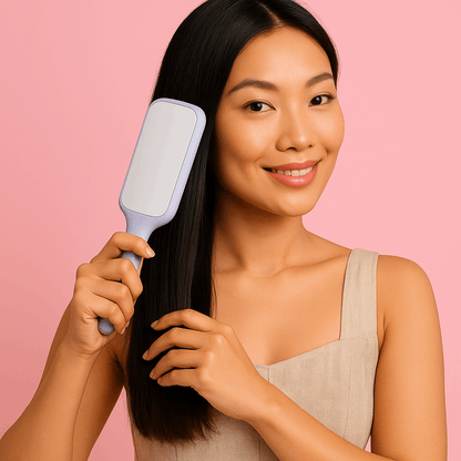 4-in-1 Selbstreinigende Antistatische Haarbürste und Kopfhautmassagegerät