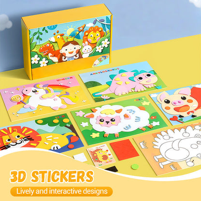 Kinder DIY 3D EVA Sticker Bastelset für kreativen Spaß