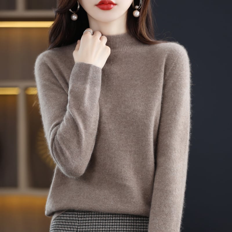 Marilyn™ | Women's knitted sweater in a fixed fit and color