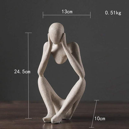 Moderne abstrakte Atacama-Skulptur für Wohnkultur