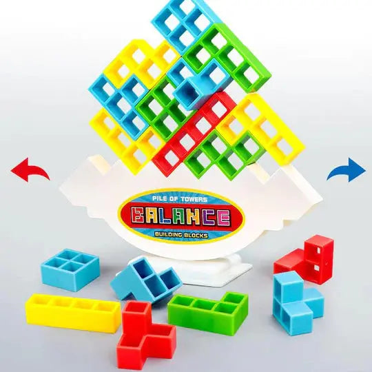PlayNest™ - Schaukel Stapel Balancier Turm Spielzeug