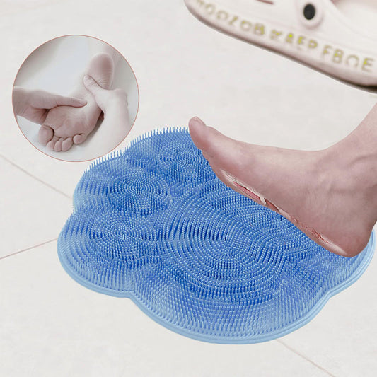 Sanfte Silikon-Fußpeelingmatte für Spa-Pediküre