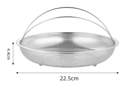 Vapure™ | All-in-one stainless steel steamer with handle