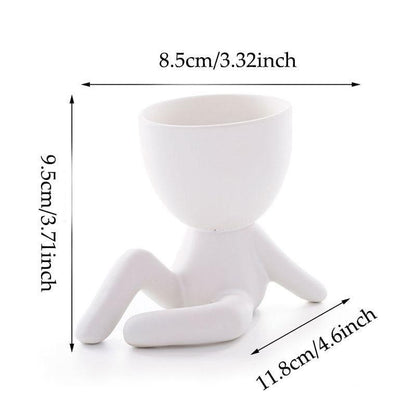 Minimalistische Keramik-Stimmungsvasen für Wohnkultur