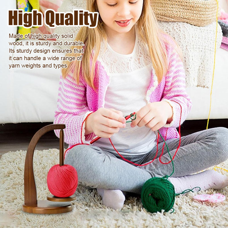 Rotara™ - Portable, rotating yarn stand 