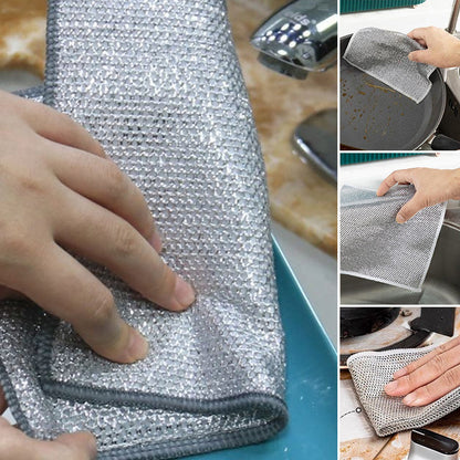 FlexClean™ | Multi-purpose wire cloths for stubborn stains [2+2 Free]