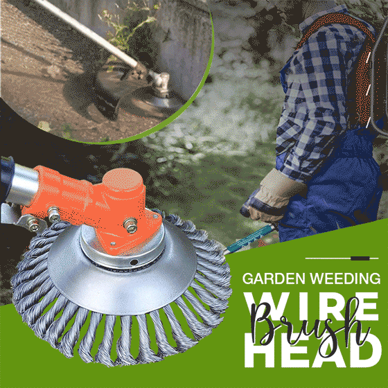 Trimmer™️ | Carbon steel weed brush and trimmer