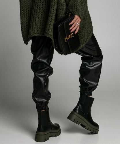 Quinett™ | Nora Short Khaki Boots