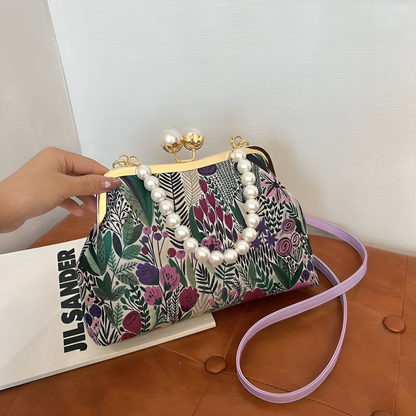 FleurLuxe™ | Vintage Flower Embroidery Handbag 