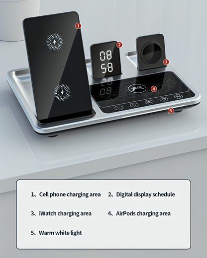 MultiCharge™ | Multifunctional 4-in-1 Wireless Charger