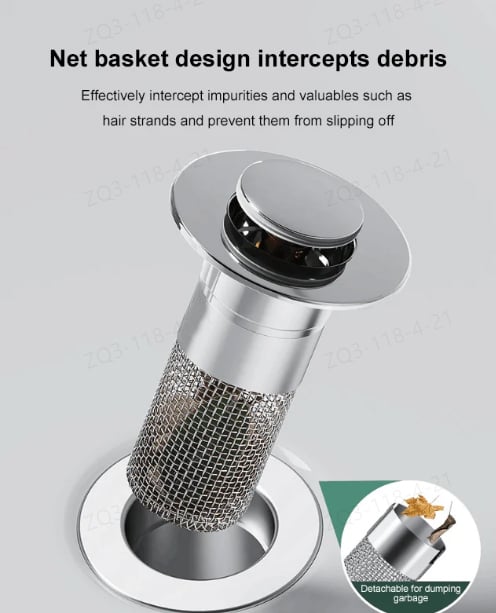 FreshBlocker™ | Stainless steel drain filter