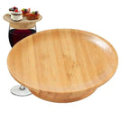 Weinplatte für Glashalterung