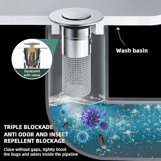 FreshBlocker™ | Stainless steel drain filter