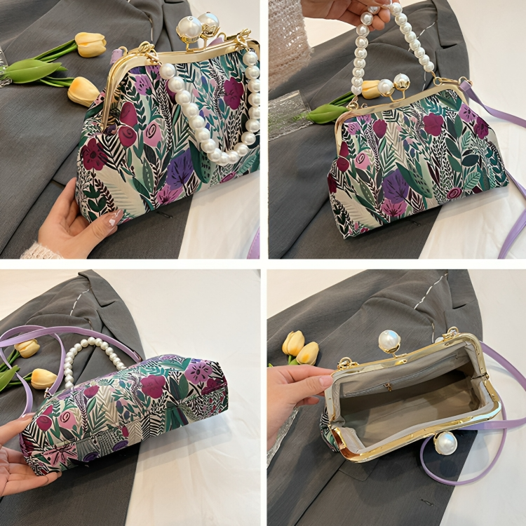 FleurLuxe™ | Vintage Flower Embroidery Handbag 