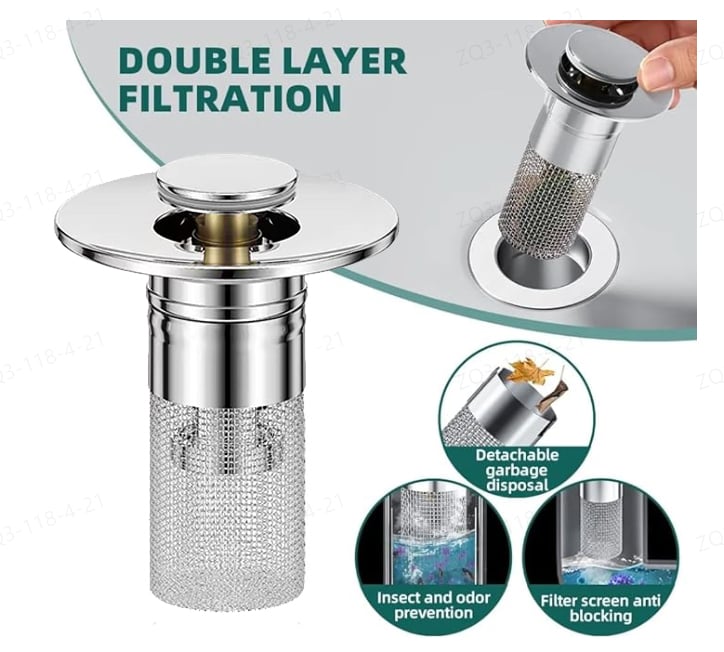 FreshBlocker™ | Stainless steel drain filter