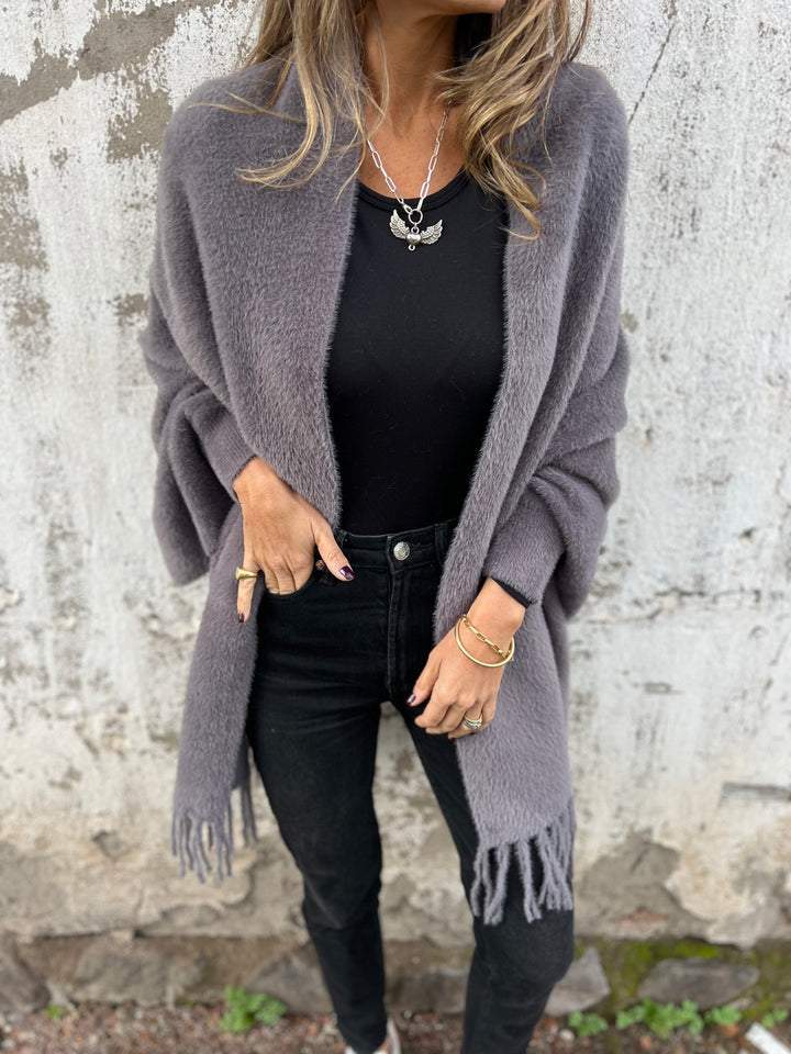 Torch | Trendy wrap sweater with long sleeves