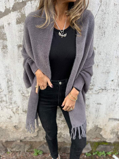 Torch | Trendy wrap sweater with long sleeves