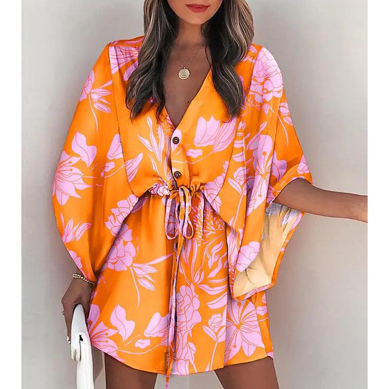 WOLFF™ | Elegant summer set with a floral print