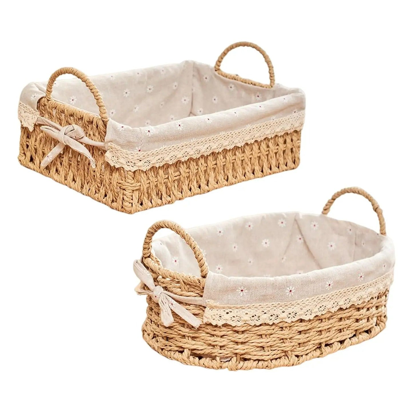 LushBasket™ | Handwoven storage baskets with handles
