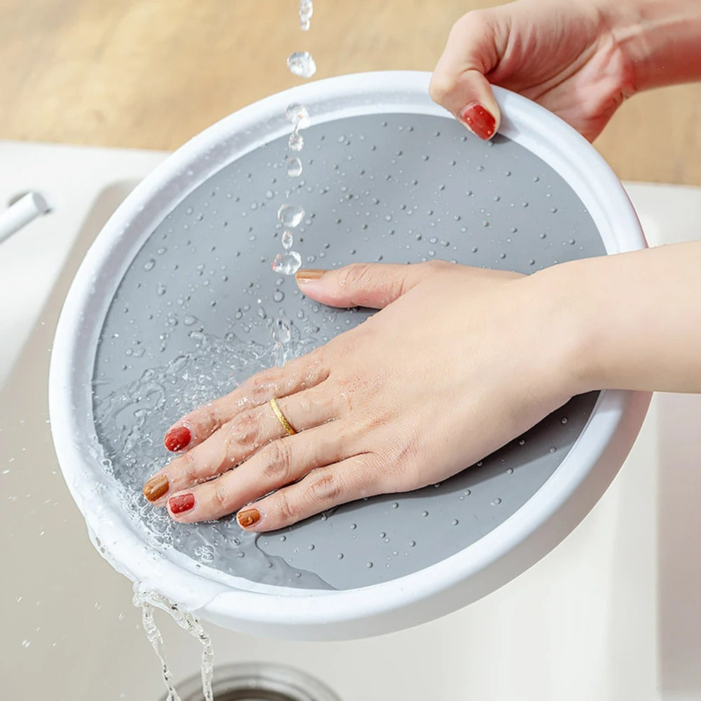 Turna™ | Round Kitchen Turntable Organizer with 2 Tiers