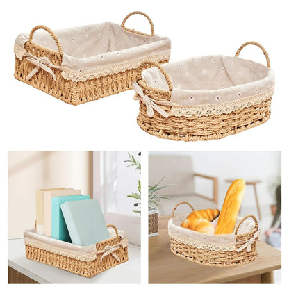 LushBasket™ | Handwoven storage baskets with handles