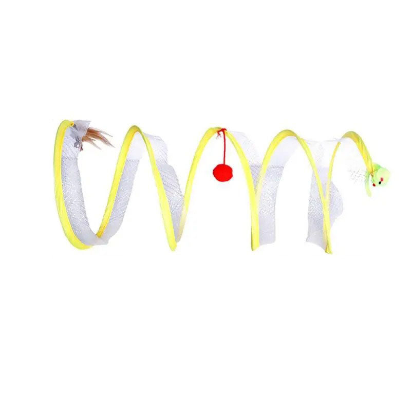 Pretspiral™ | Interactive Kitten Tunnel with Play Ball