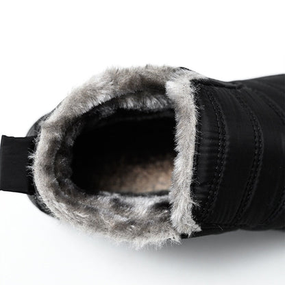 Ebeek™ Winter Female Slip On Flat Casual Shoes Waterproof