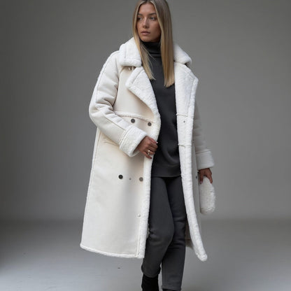 Luxeon™ | Elegant winter coat made of high-quality suede