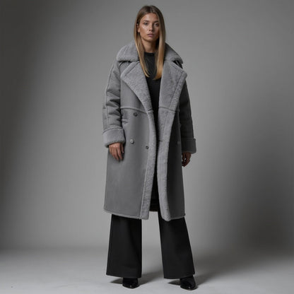 Luxeon™ | Elegant winter coat made of high-quality suede