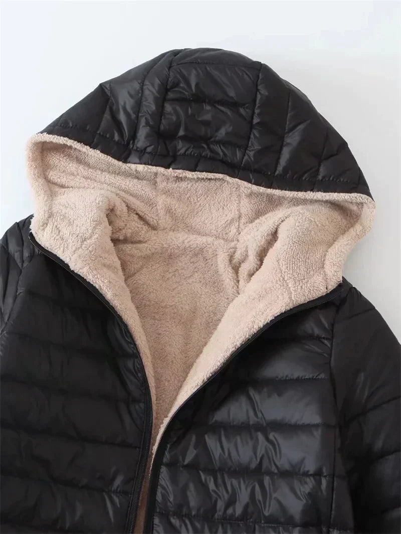 50% off | Emilia™ | Women's Fleece-Lined Hooded Jacket