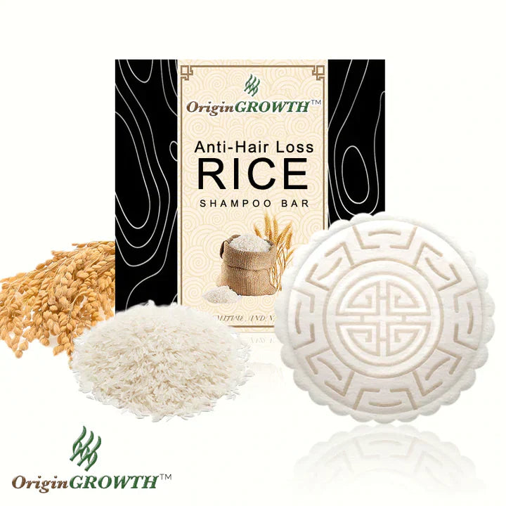 1+1 Free | OriginGrowth™ - Rice Hair Growth Shampoo Bar [Last Day Discount]