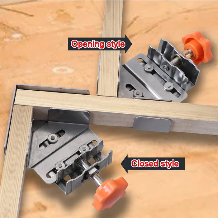 CornerClamps™ | 4-piece set of stainless steel angle clamps