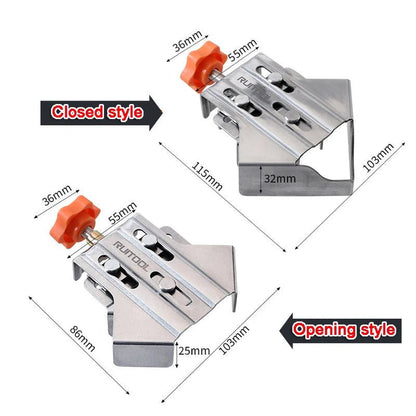 CornerClamps™ | 4-piece set of stainless steel angle clamps