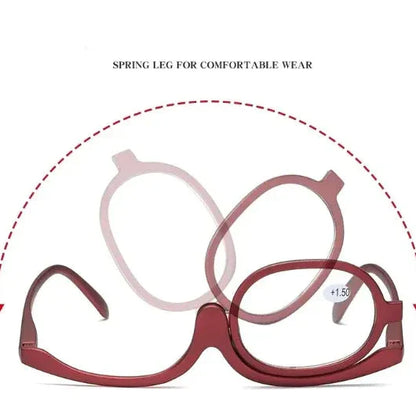 Slithra™ | Rotating Makeup Glasses