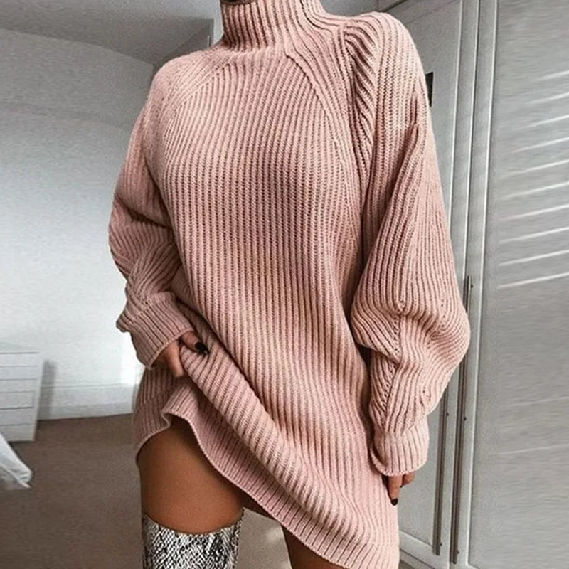 Patrizia™ | Long-sleeved knitted sweater dress