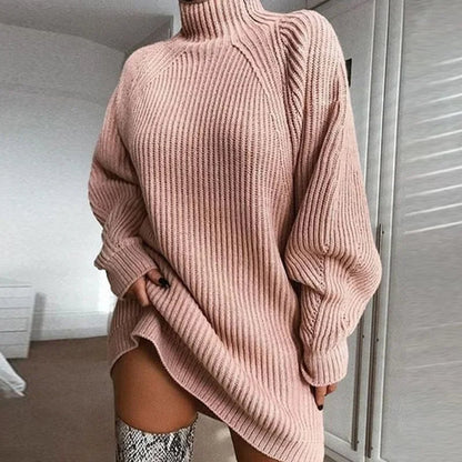 Patrizia™ | Long-sleeved knitted sweater dress