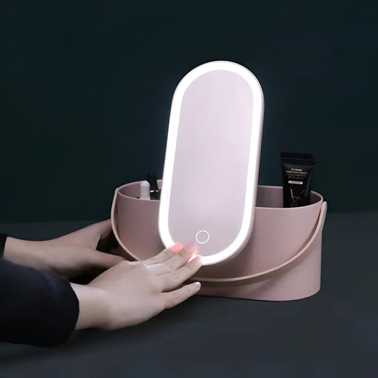 GlamBox™ | Organize your makeup with LED lighting