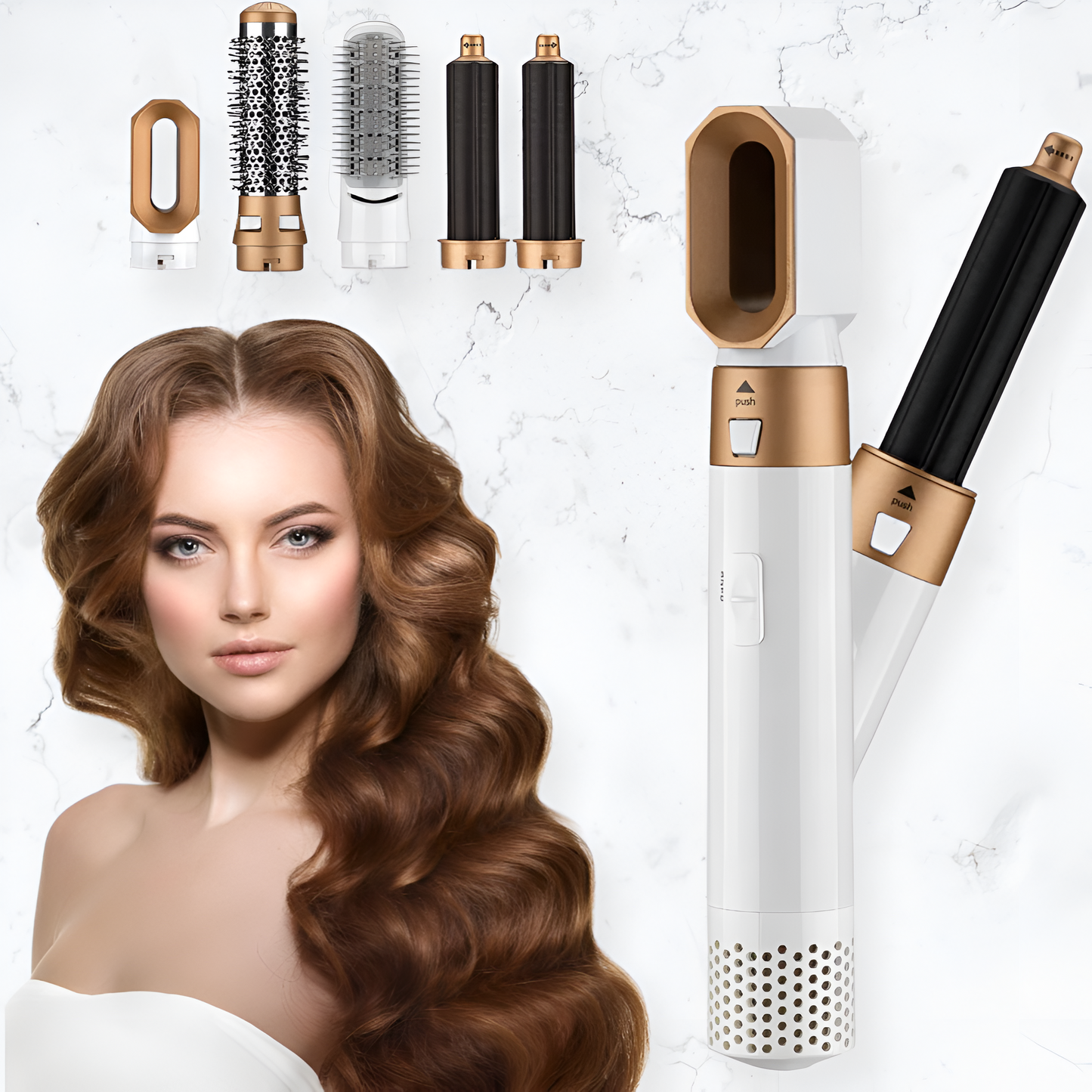 50% off | AirWrap™ - 5 in 1 AirWrap Curling Iron - Latest Technology [Last Day Discount]