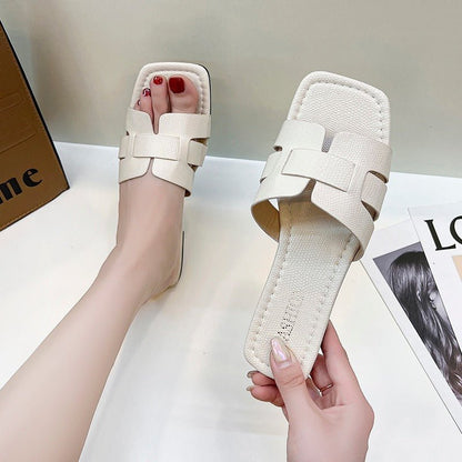 Slide™ | PU leather bale sandals 